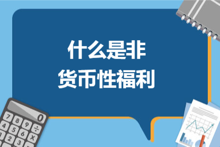 什么是非貨幣性福利