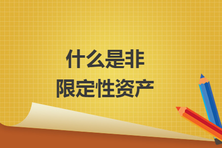 什么是非限定性資產(chǎn)