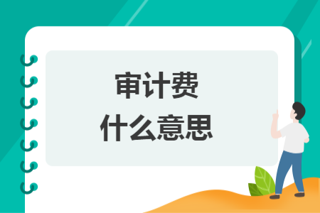 審計(jì)費(fèi)什么意思
